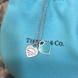 Tiffany & Co. double heart necklace